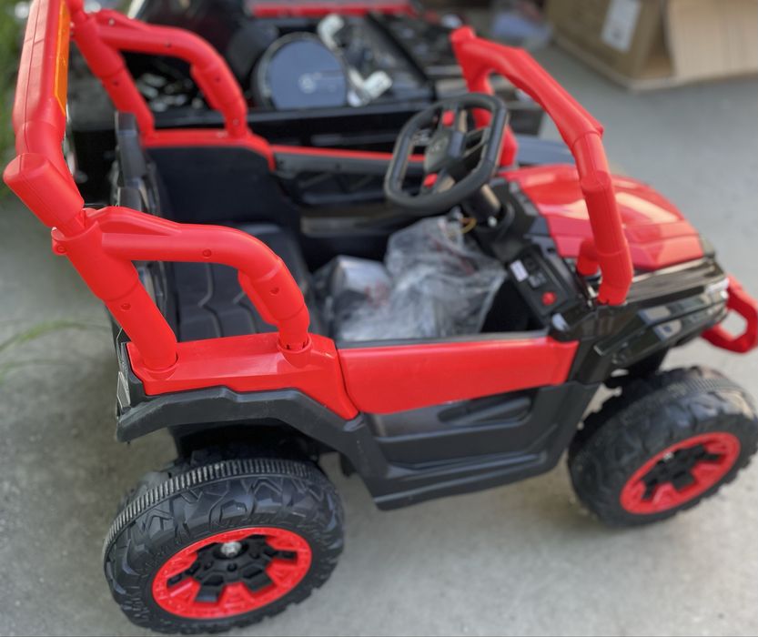 Masinuta electrica pentru copii Nichiduta Off Road Red cu telecomanda 2.4G,acumulator 12V4.5Ah,2 motoarex35w, lumini led roti robuste