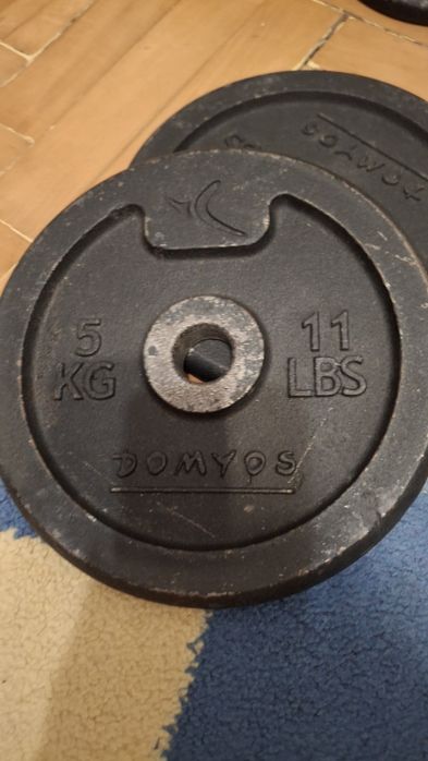 Discuri greutăți pentru bară – 2 kg, 5 kg și 15 kg
