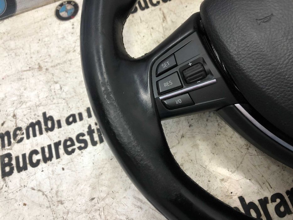 Volan piele cu comenzi si airbag BMW F01