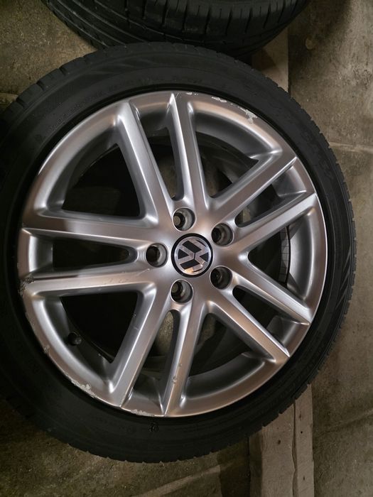 Джанти с гуми 5x112/17 цола стават за VW Golf, Passat, Sharan, Touran.
