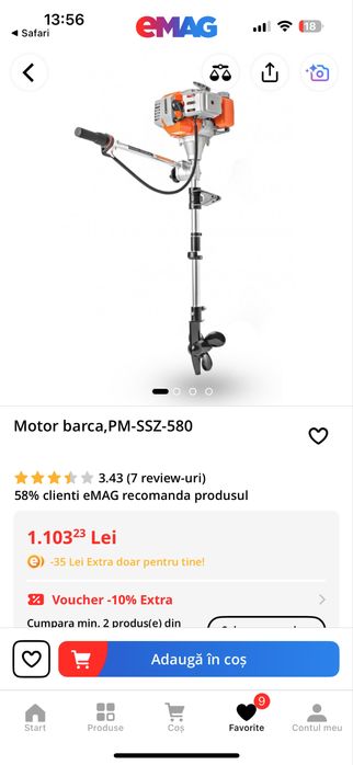 Motor barca Powermat pm ssz 80 *NOU*