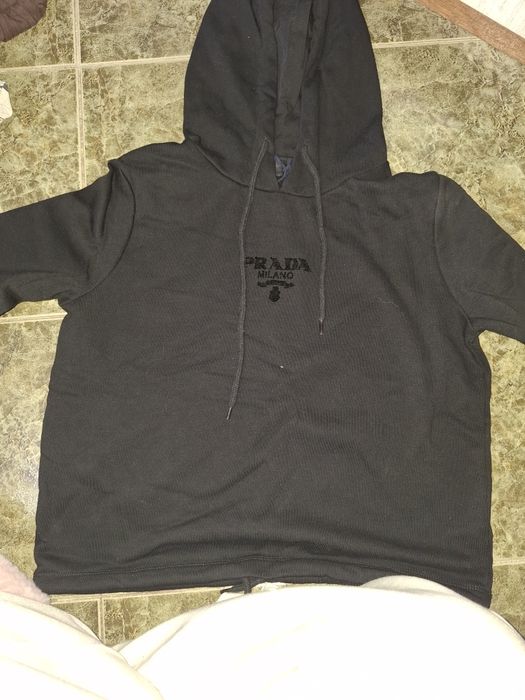 суитшърт с качулка Prada