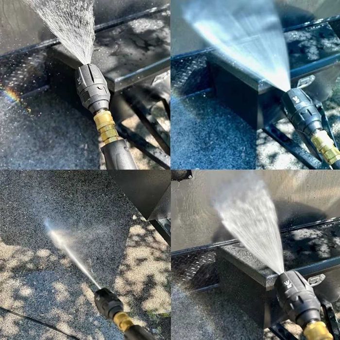 5-в-1 регулируема дюза за водоструйка с бърза връзка 1/4 Quick Connect