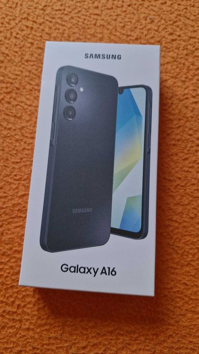 Samsung Galaxy A16 128GB 4GB черен, неразпечатан с гаранция.