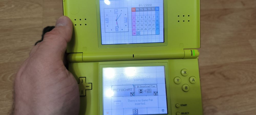 Nintendo ds lite verde deschis