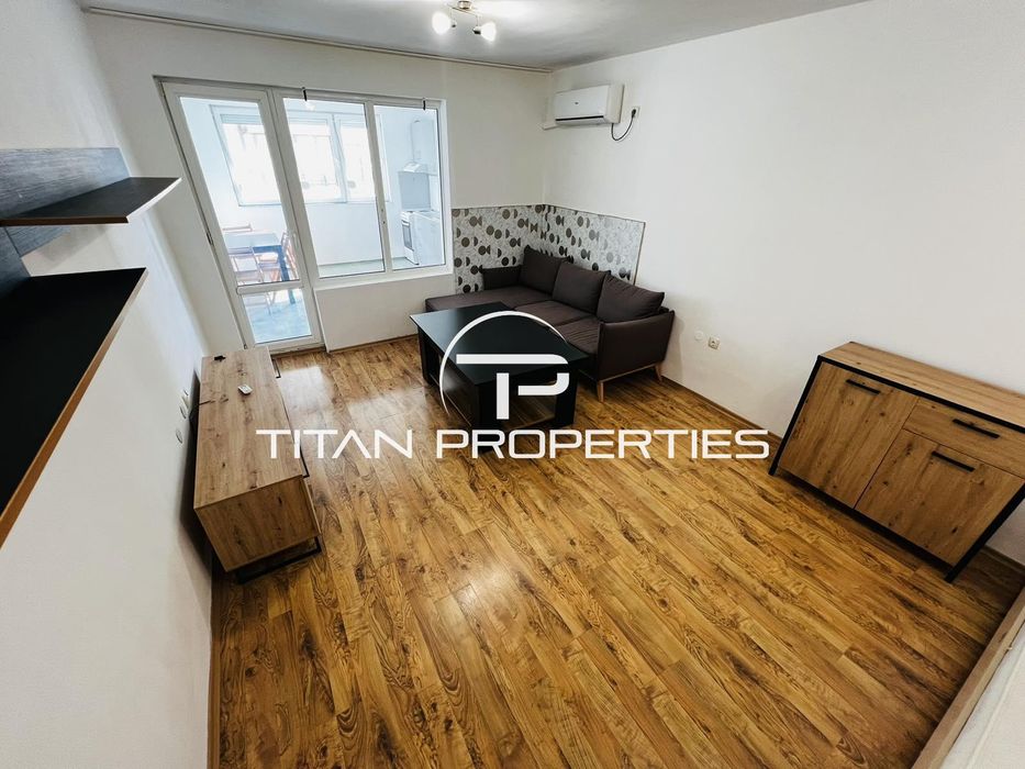 Дава се под наем Едностаен апартамент в Бургас, Славейков - 54 кв.м за 306 € - Снимка #1