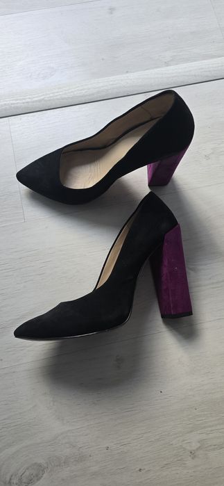 Pantofi piele întoarsă Zara nr 39