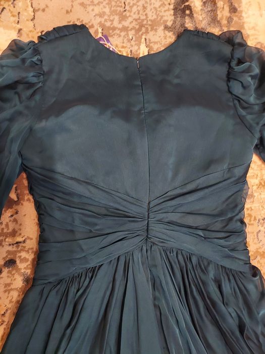 Vand rochie lunga albastru- verzui,luata de la You&Me,noua cu eticheta