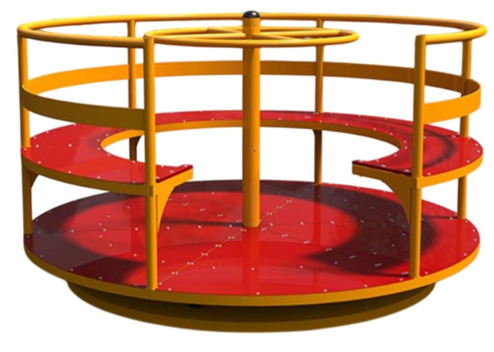 Детская уличная карусель / Детские игровые комплексы от HappyPlay