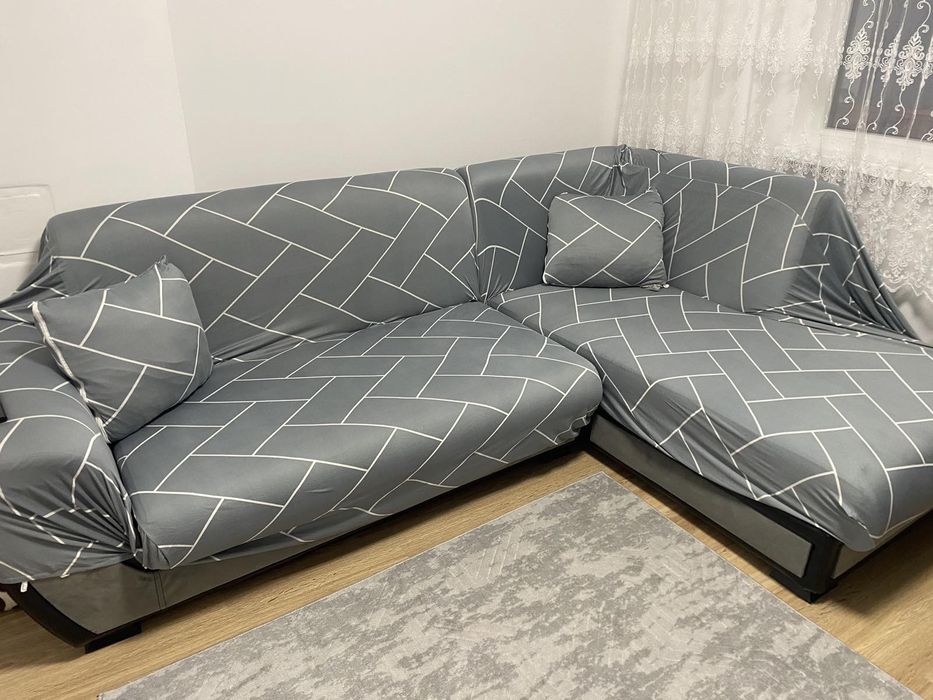 Ъглов диван с ракла