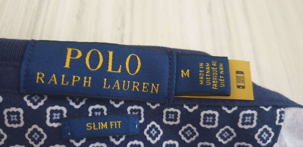 POLO Ralph Lauren Cotton  Slim Fit Mens Size M НОВО! ОРИГИНАЛ! Мъжка Тениска!