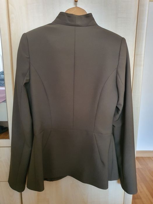 Петролено зелено дамско сако