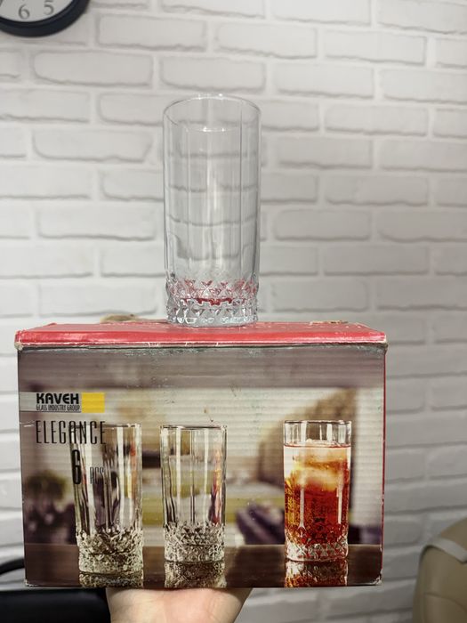 Бокалы, стаканы под сок