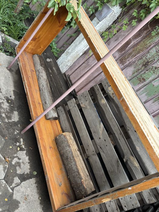 Дверь входной деревянный с коробками