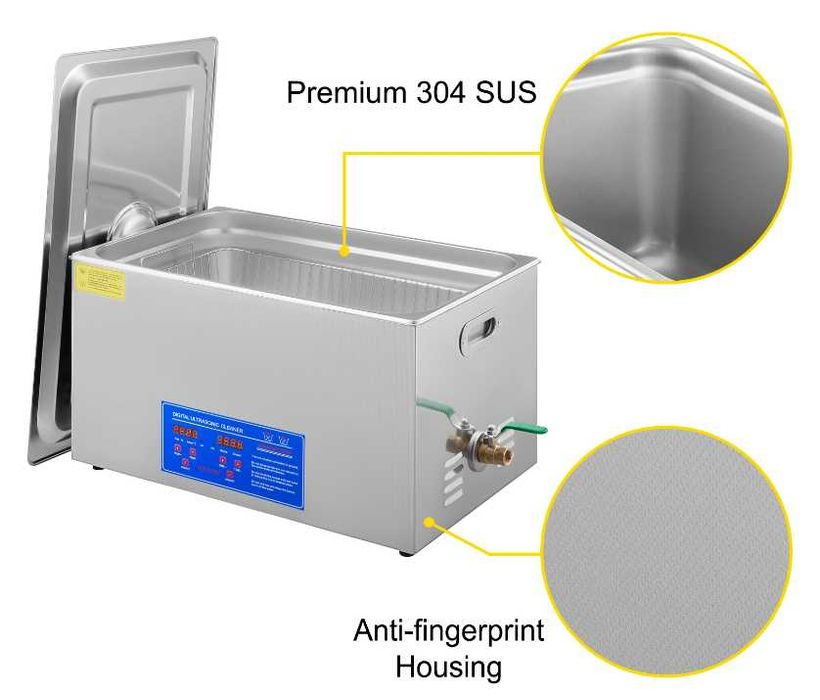 Ултразвукова дигитална почистваща вана  30 Литра / 40 kHz
