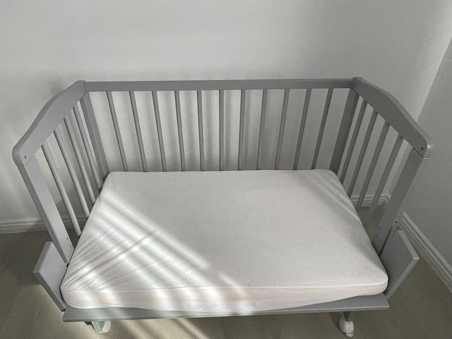 Patut copii Waldin 90x55 gri