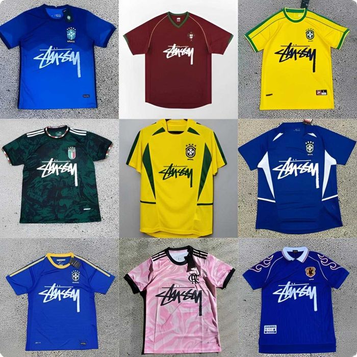 Stussy футбол jersey-та