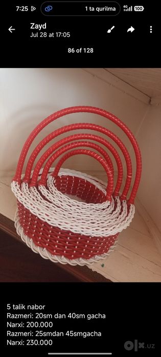 Gul meva shokolad sovgʻalar uchun rattan savatlar