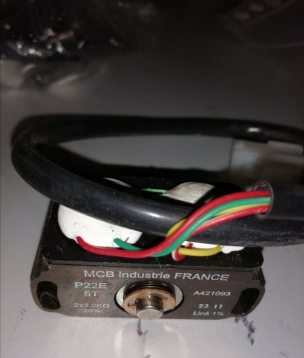Senzor/potențiometru MCB industrie Made in FRANCE P22E PMR 5T Line 1%.