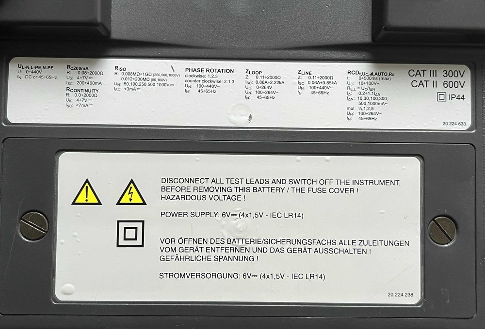 Aparat masurat Metrel Eurotest 61557 Euro Set MI 2086 EU