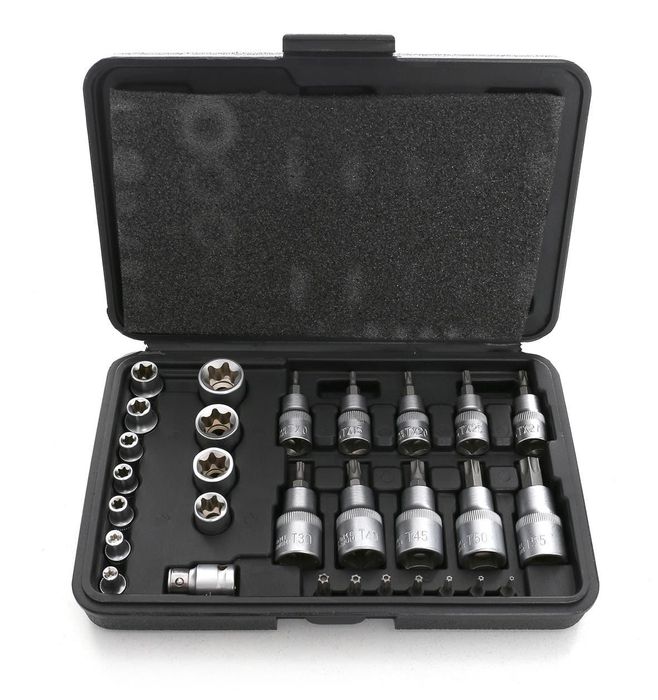 Set Biti si Tubulare Torx 30 Bucati , Kraft&Dele KD10242