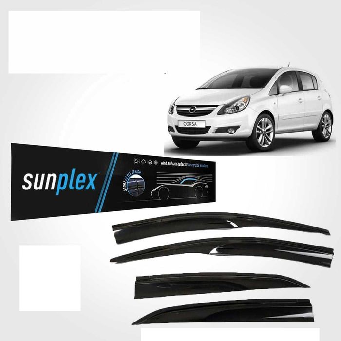 Ветробрани Opel Corsa D/E от 2007 до 2016 4 броя предни и задни