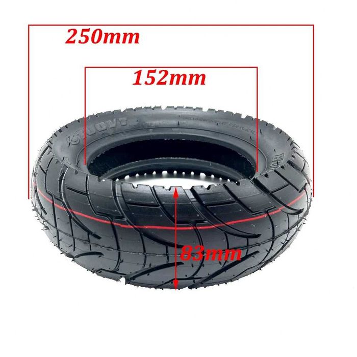 Cauciuc + camera 10x3.0 80/65-6 255x80 KuKirin Dualtron Zero 10X