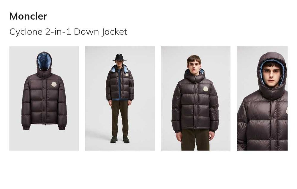 Moncler Cyclone 2 в 1-мъжко яке L (x-579)