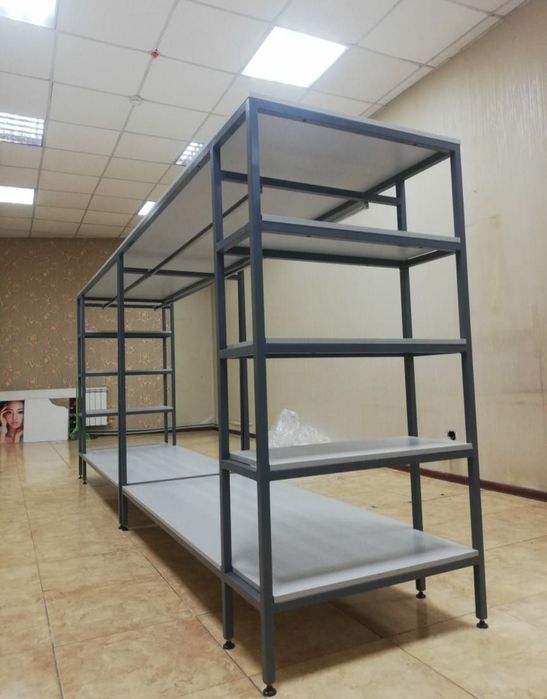 Стеллажи полки из металла