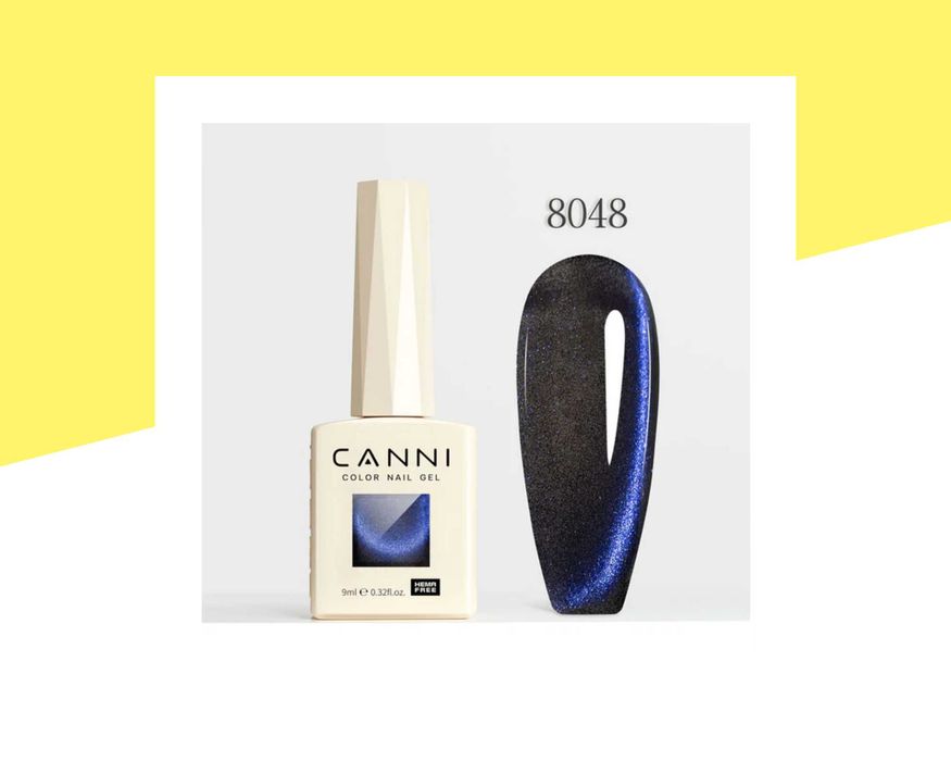 Професионален хипоалергенен гел лак котешко око CANNI – 9 мл.