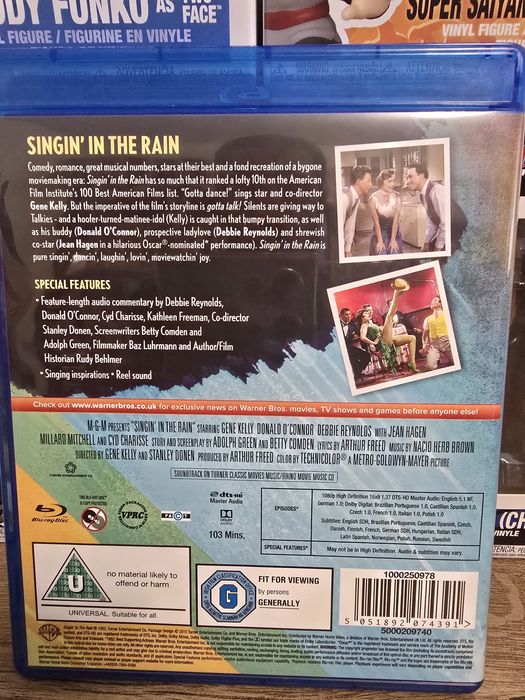 Blu Ray film Singin' in the Rain