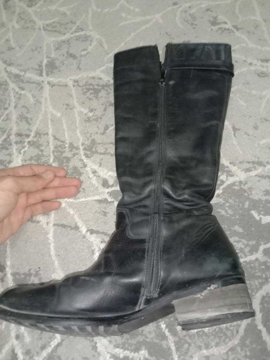 Сапоги натуральная кожа
