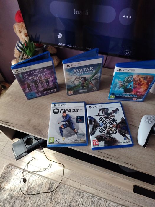 PlayStation 5 Disk + 5 jocuri ps5