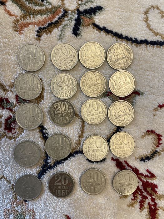 Монеты разные советские