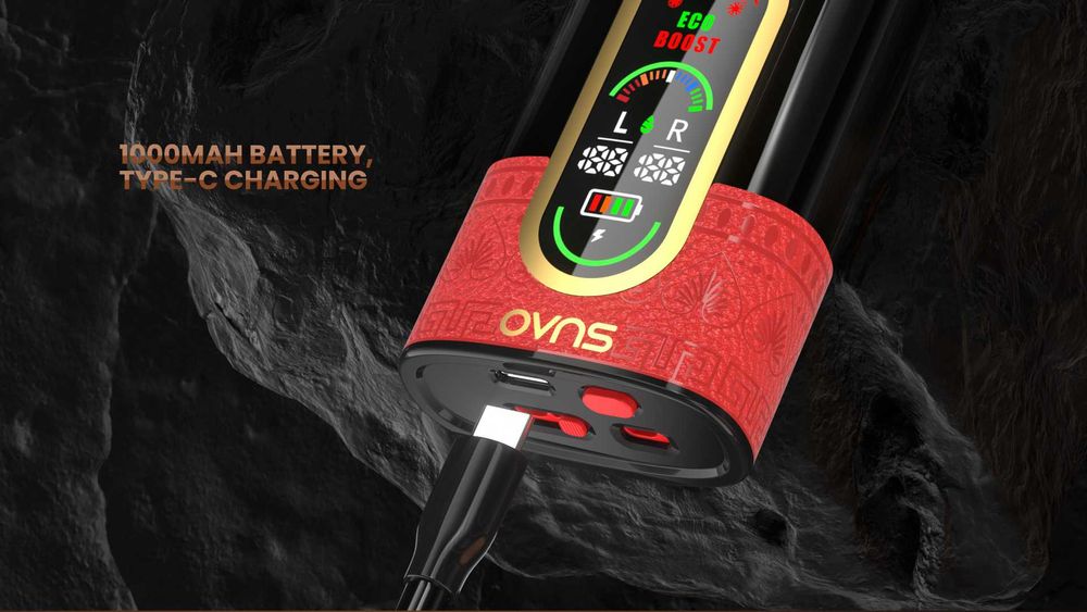 Promo !Vape Hookah  50.000 puff  Doua arome Cap Rotativ