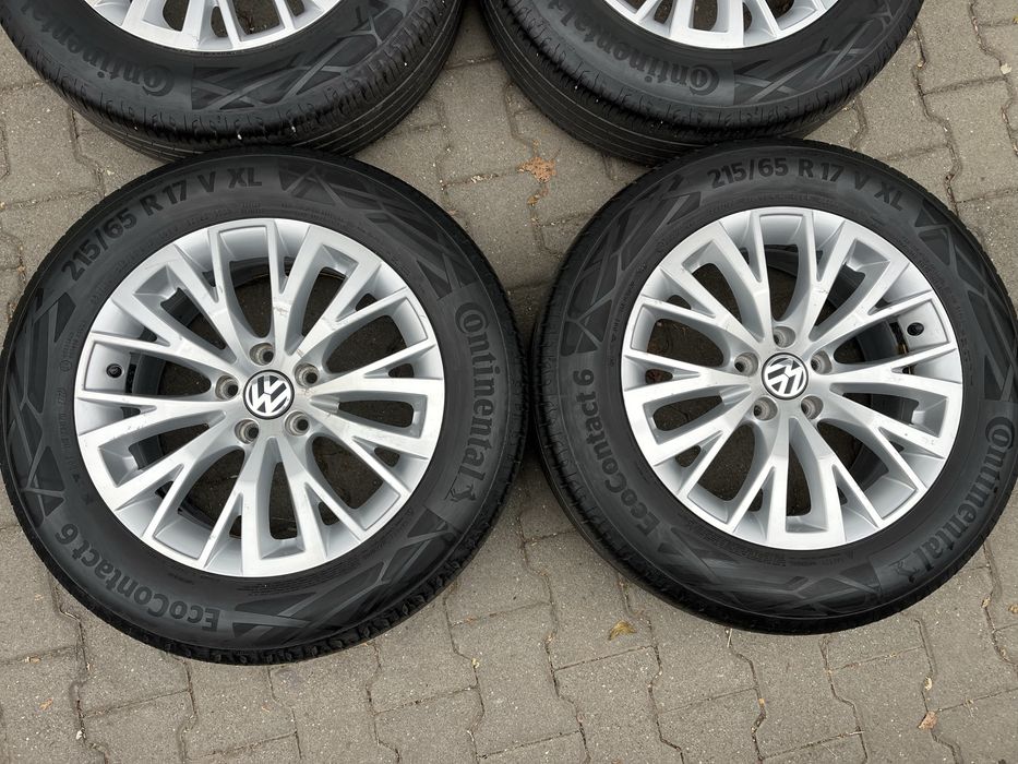 Jante aliaj 5x112mm, 215/65 R17 DOT 2022! VW Tiguan Audi Q3 Seat Skoda