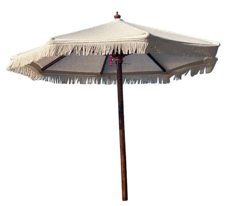 Плетен чадър за градина, плаж, ресторант или бийч бар