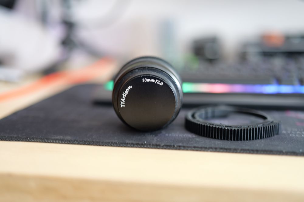 Ръчен обектив TTArtisan 50mm F2 черен за Leica L-байонет