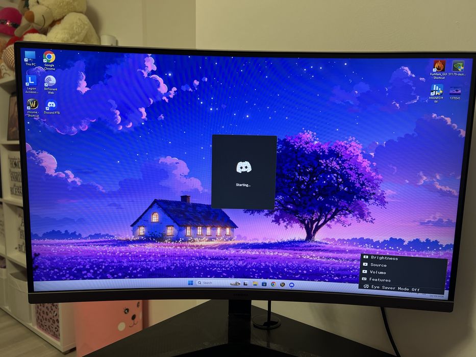 Monitor Samsung Curved 27’