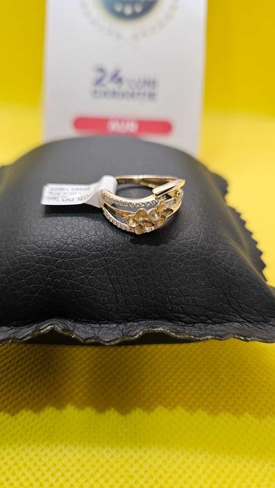 Inel aur 14k (Ag 29 Siraj ) B33985 / Garantie 2 Ani !!