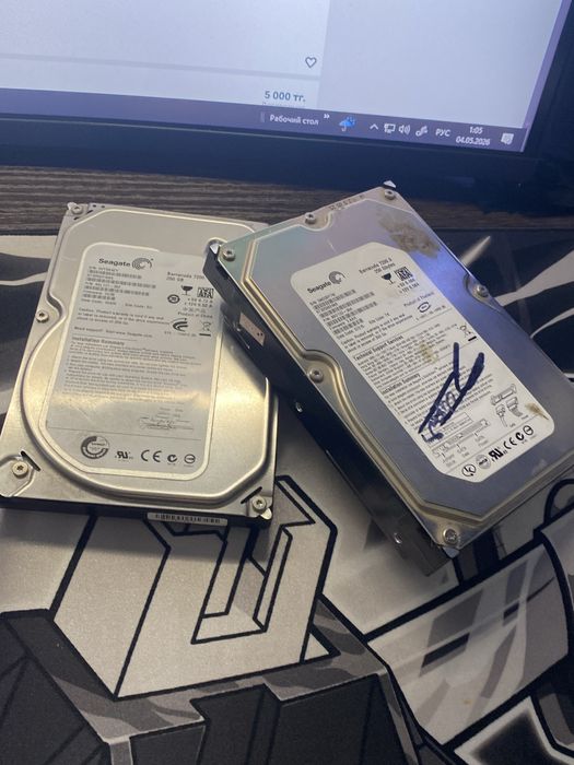 2 жесткий диска по 250gb + куллер на башню бесплатно