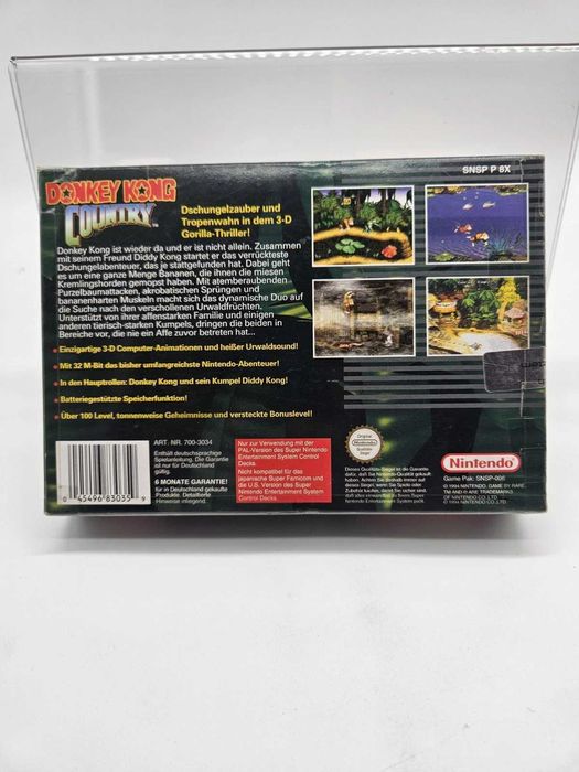 Caseta Donkey Kong cutie + manual stare buna SNES super nintendo