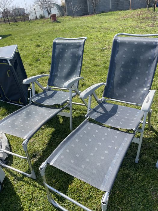 Алуминиеви сгъваеми Къмпинг столове Dukdalf тип шезлонг