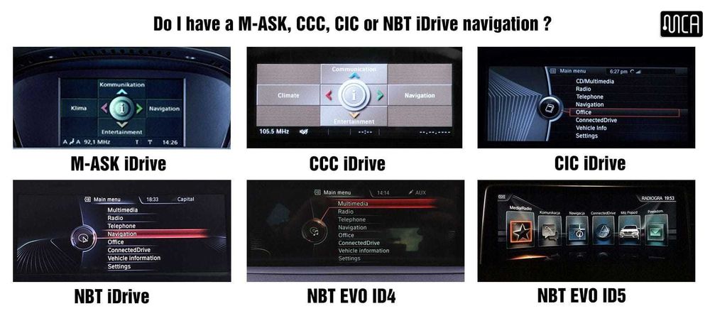 CarPlay и Android Auto интерфейс за BMW CCC M-ASK Mr12Volt