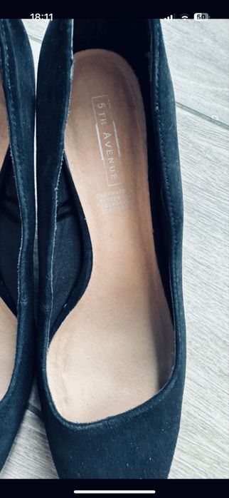 Pantofi piele naturala toc mediu 39