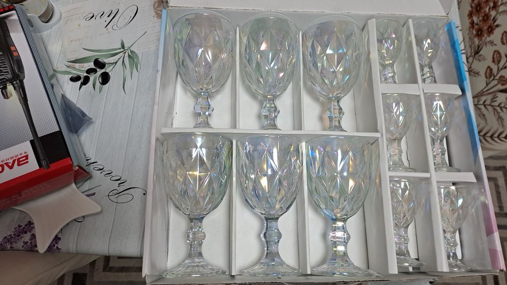 Набор бокалы+рюмки