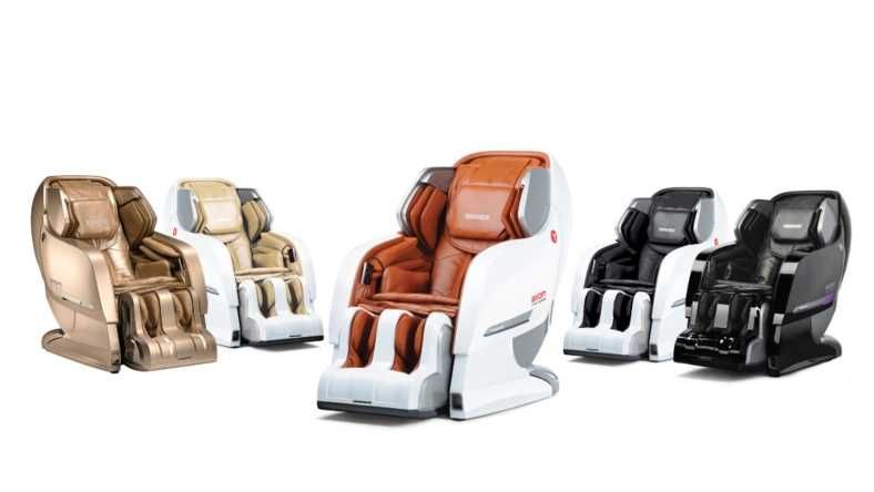 Массажное кресло с массажем шейно-плечевой зоны.