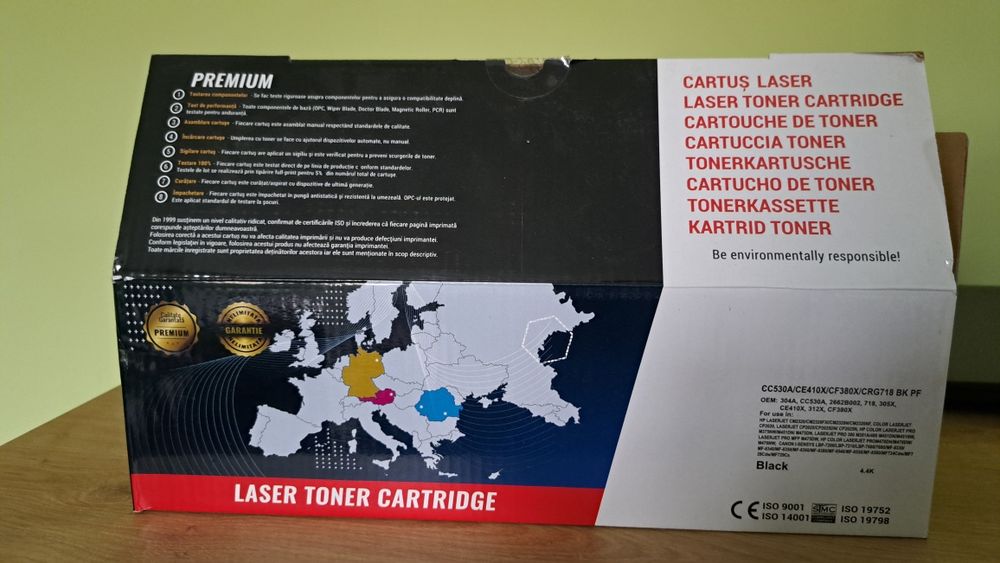 Cartus Toner premiun Negru pt imprimanta