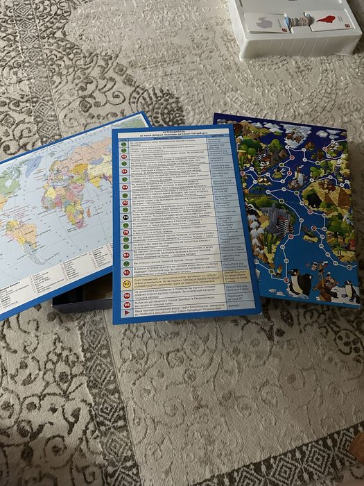 Продается настольная игра «викторина по географии»