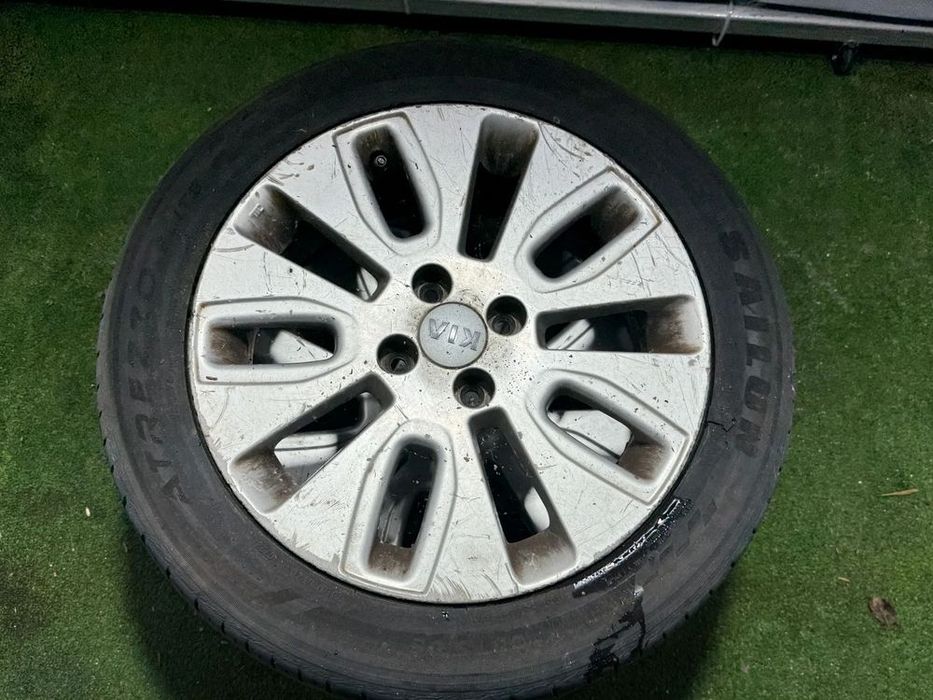 JANTE KIA R16 / 4x100 / RIO 2 / 6JX16 OFFSET 48 / 195/55 R16 /  + CAUCIUCURI (X4)